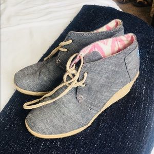 Toms Wedge Bootie